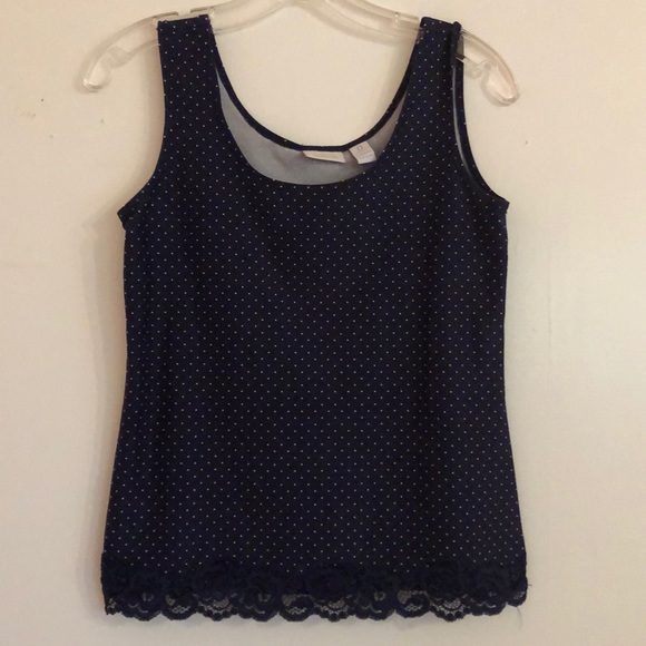 Chico’s sheer blouse with tank (set). - Picture 5 of 7